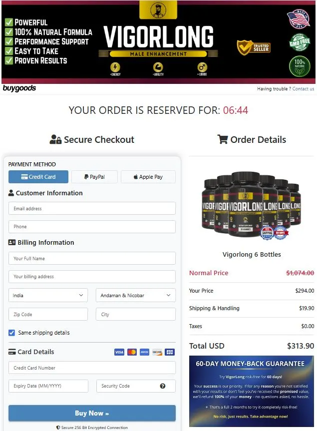 Secure Checkout Form